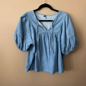Old Navy Chambray Top